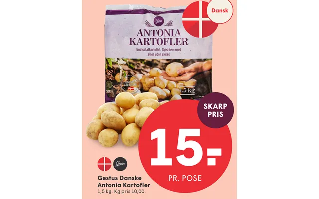 Gestus Danske Antonia Kartofler