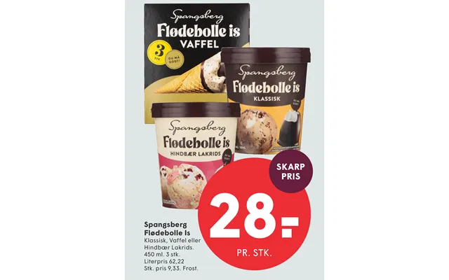 Spangsberg Flødebolle Is