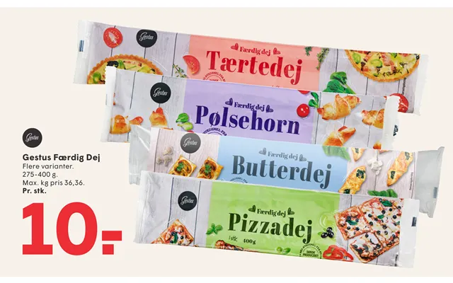 Gestus Færdig Dej