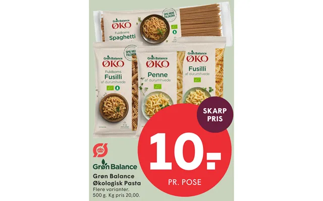 Grøn Balance Økologisk Pasta