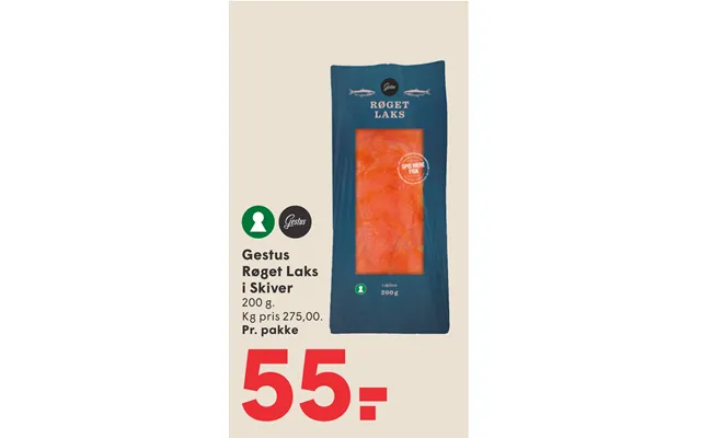Gestus Røget Laks I Skiver