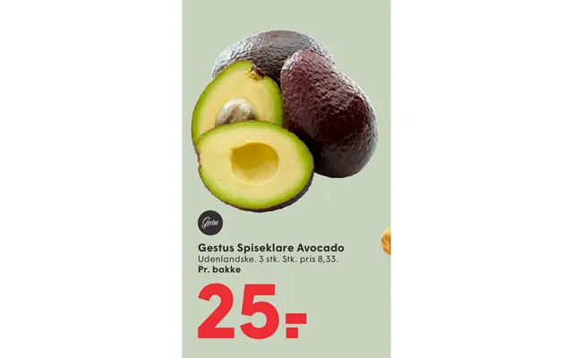 Gestus Spiseklare Avocado