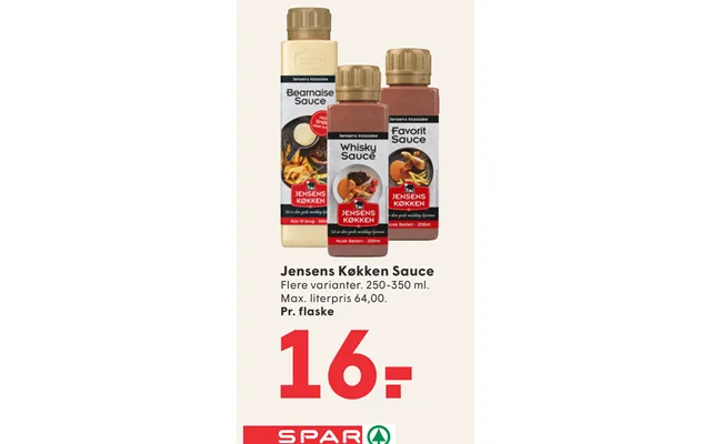 Jensens Køkken Sauce