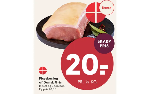 Flæskesteg Af Dansk Gris