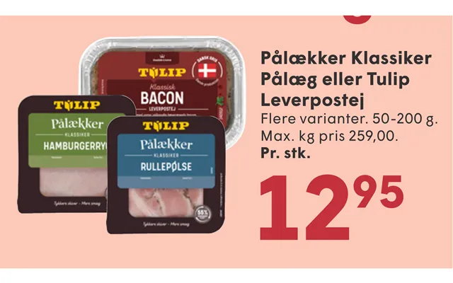 Pålækker Klassiker Pålæg Eller Tulip Leverpostej