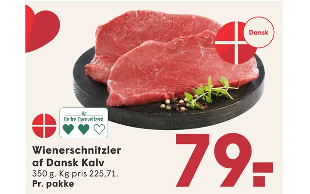 Wienerschnitzler Af Dansk Kalv