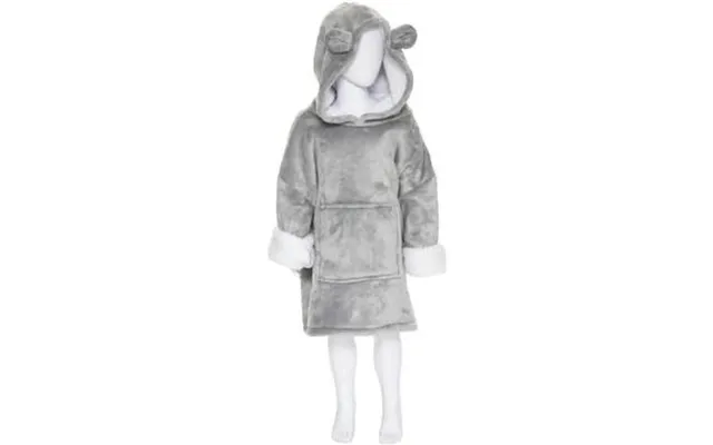 Body Til Børn Atmosphera Plaid Ours Avec Capuche Et Poche Kangourou