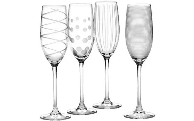 Festpynt Mikasa Flûtes À Champagne Cheers En Verre Cristal Transparent