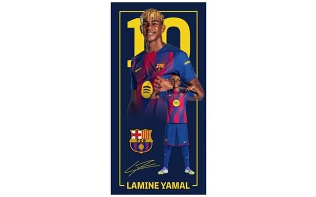 Håndklæde Og Badehandske Fc Barcelona 124609