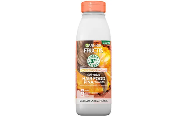 Hårkur Og Balsam Garnier Anti-haarbruch Spülung Fructis Hair Food - Ananas 350 M