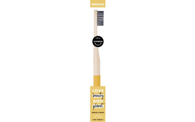 Tilbehør Til Krop Love Beauty & Planet Bamboo Charcoal Toothbrush - Medium