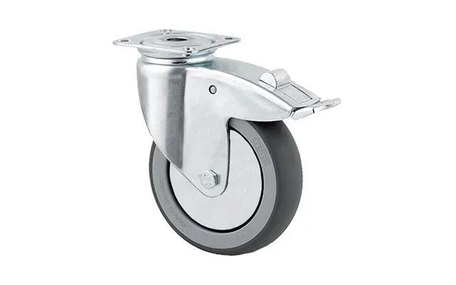 Drejeligt Hjul M Bremse Ø75 Mm - . 75 Kg