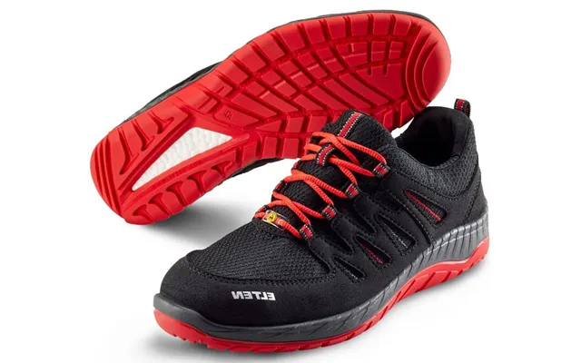Elten Maddox Black-red Low Sikkerhedssko S3 Esd 48