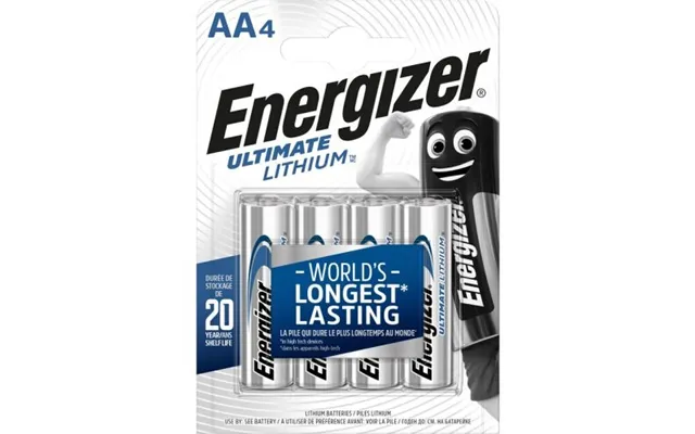 Energizer Ultimate Lithium Batterier Aa E91 L91 - 4 Stk.