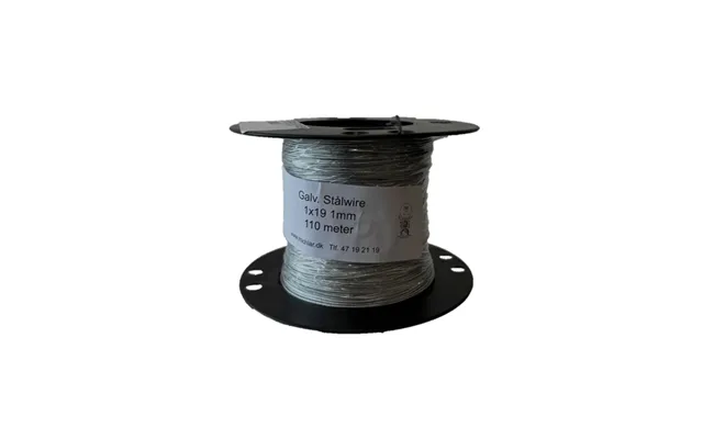 Galv. Stålwire Ø1 Mm - 110 M