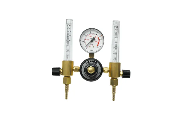 Harris 801-30 L M Reduktionsventil - Argon Med Dobbelt Flowmeter