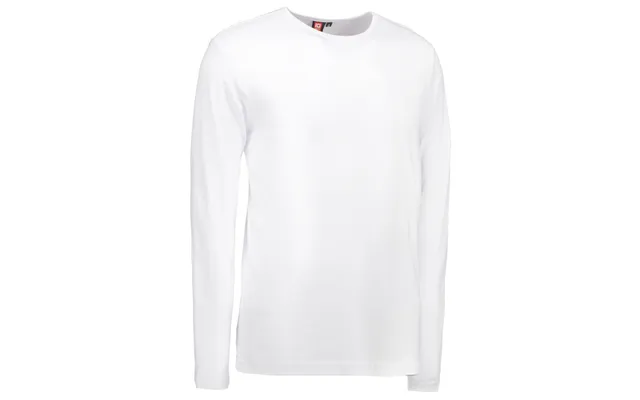 Id Langærmet T-shirt - Herre Hvid, 3xl