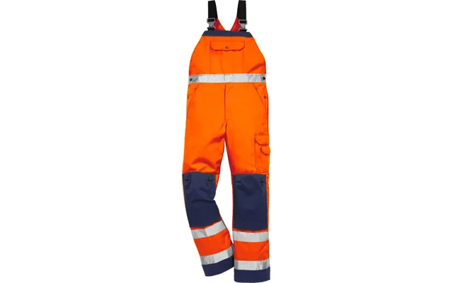 Kansas Fristads Essential Hi-vis Overalls Kl. 2 Hi Vis Rød Sort - 148