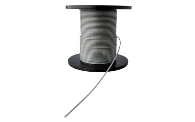 Stålwire Galvaniseret Ø3-4 Mm 110 M - Belagt M Pvc