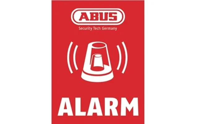 Abus Advarselsklistermærke - Alarm 60 X 80 Mm
