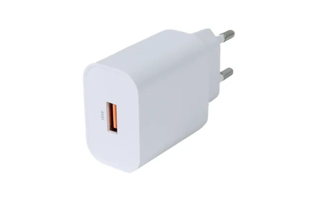 Usb-a Vægoplader Med Hurtigladning
