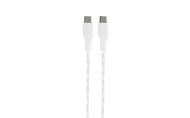 Usb-c Til Usb-c Ladekabel 1 M - 60 W Hurtigladning Hvid