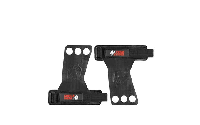 3-hole Carbon Lifting Grips - Black product image