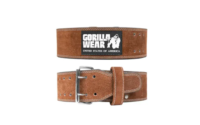 4 Inch Powerlifting Belt - Brown