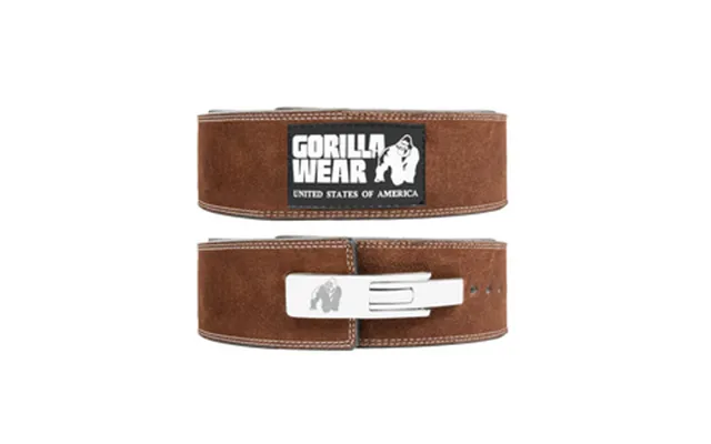 4 Inch Powerlifting Lever Belt - Brown