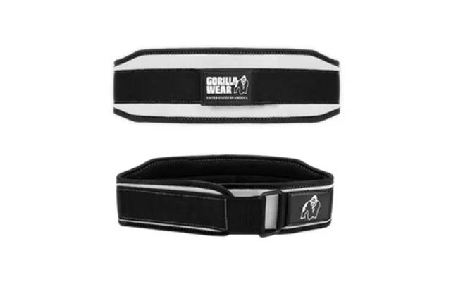 4 Inch Womens Lifting Belt - Black White