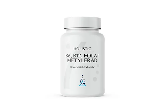 B6 B12 Folat Methyleret Vegansk - 60 Kapsler