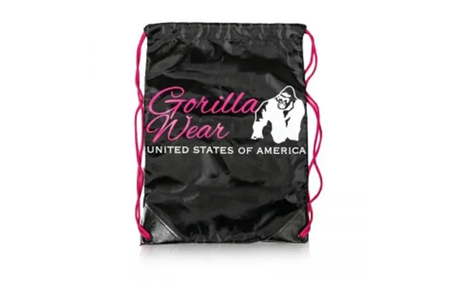 Gw Drawstring Bag - Black Pink
