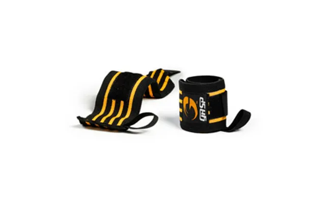 Hardcore Wrist Wraps - Black Yellow