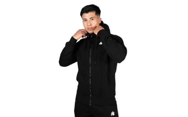 Kennewick Zipped Hoodie - Black