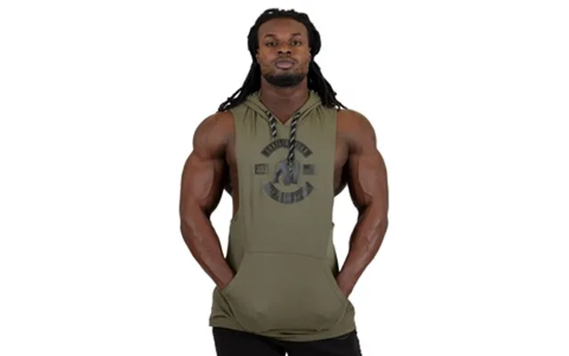 Lawrence Hooded Tank Top - Army Green
