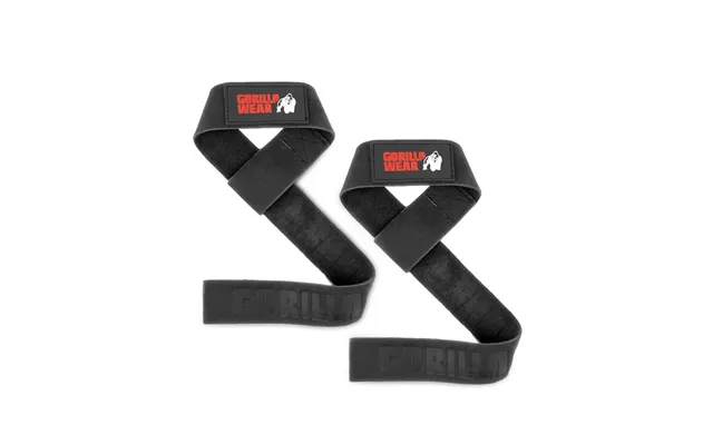 Leather Lifting Straps - Black