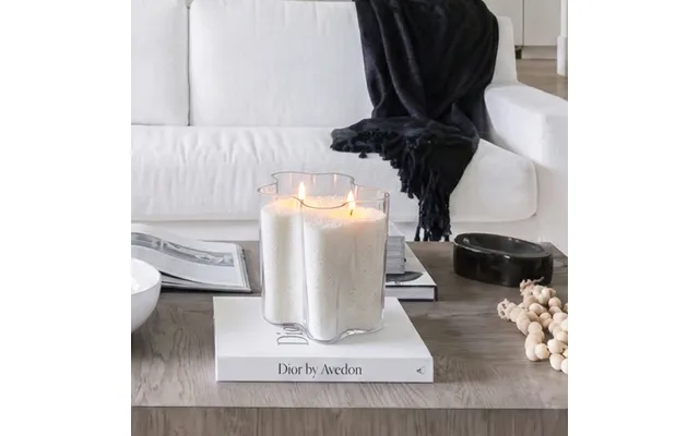 Zing Glasbeholder Elegant Vase & Lysbeholder Til Stearinpulver