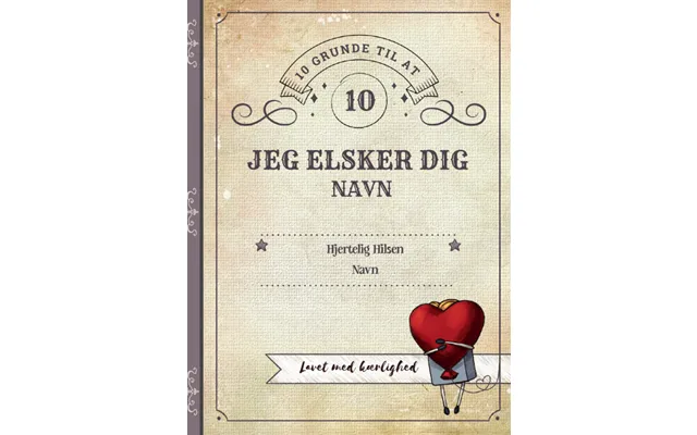 10 Grunde Til At Elske Dig Jer Vol. 1 - A4 Bog