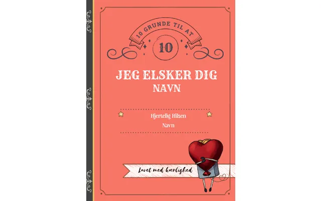 10 Grunde Til At Elske Dig Jer Vol. 1 - A4 Bog