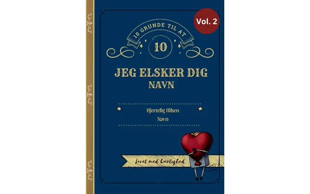 10 Grunde Til At Elske Dig Jer Vol. 2 - A4 Bog