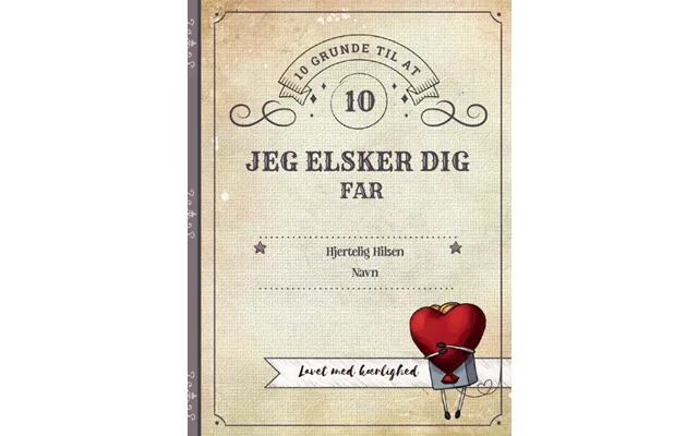 20 Grunde Til At Elske Far - A4 Bog