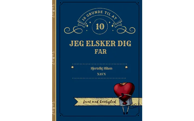 50 Grunde Til At Elske Far - A4 Bog
