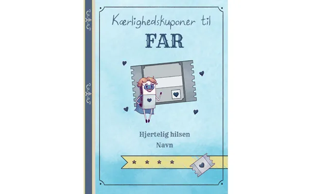 Kærlighedskuponer Til Far - A4 Bog