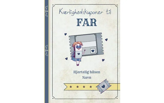Kærlighedskuponer Til Far - A4 Bog