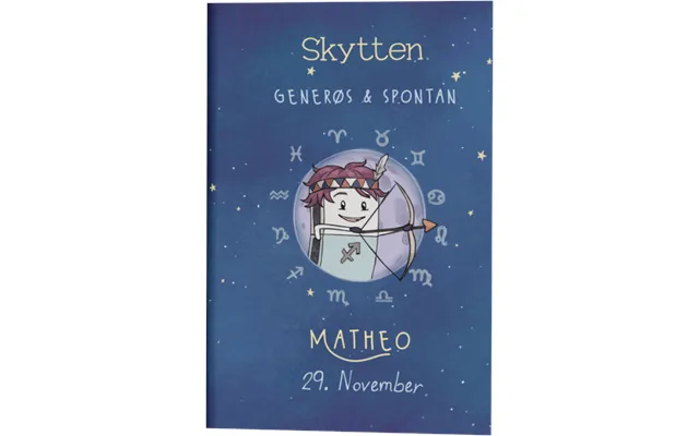 Stjernetegn Skytten Gave A5 Notesbog product image