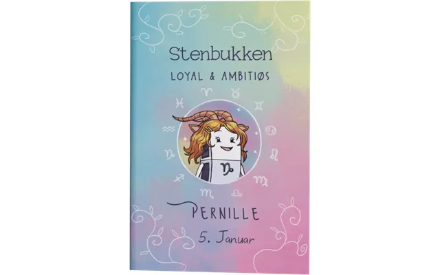 Stjernetegn Stenbukken Gave A5 Notesbog