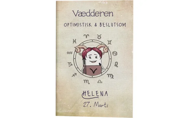 Stjernetegn Vædderen Gave A5 Notesbog