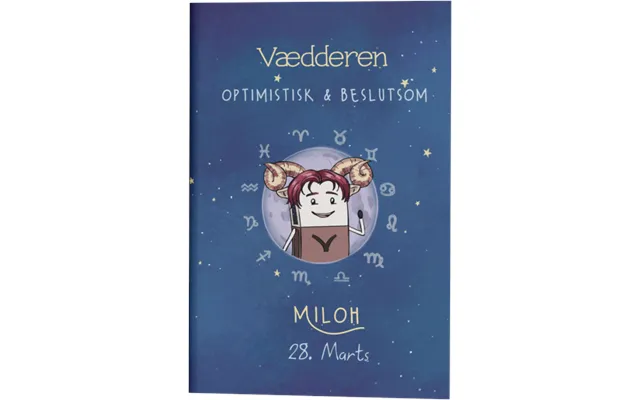 Stjernetegn Vædderen Gave A5 Notesbog