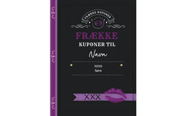 Vælg-selv Frække Kuponer - A4 Bog