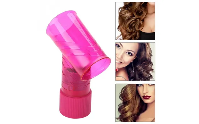 Magic Wind Curler Diffuser - Mundstykke Til Hårtørrer, Pink